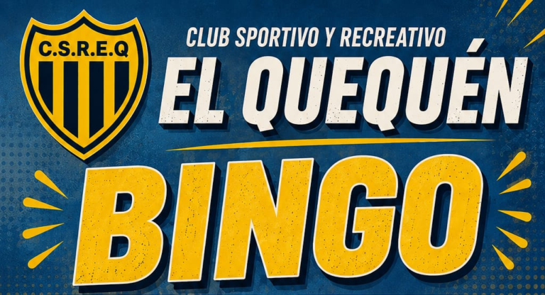 ¡Gran Bingo de El Quequén junto a la biblioteca!